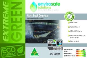 Quick Break Degreaser eco-friendly industrial cleaner